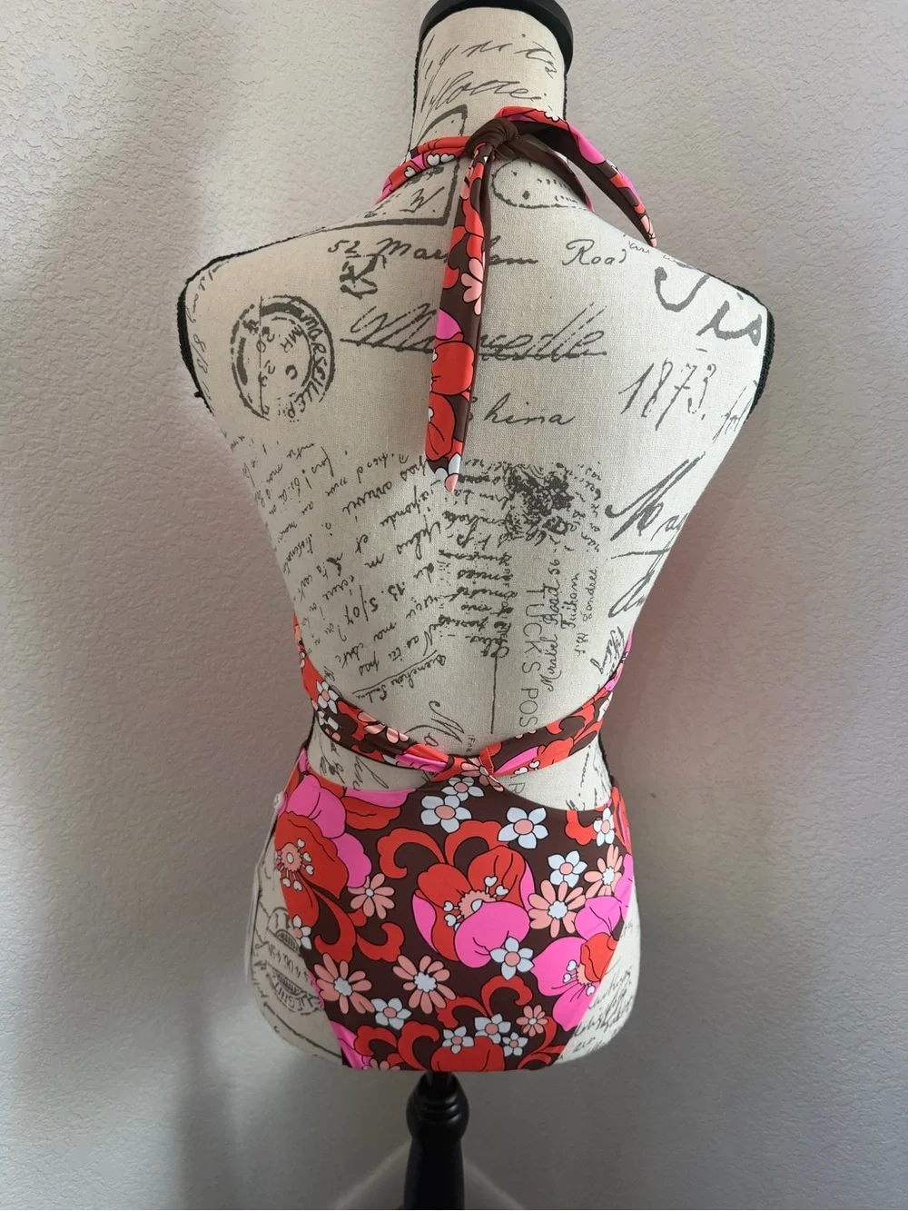 Frankie's Bikinis Dorothy One Piece Retro Floral Swimsuit